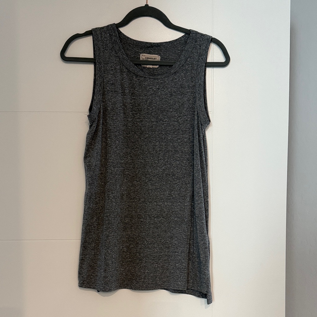 Current Elliott Sleeveless Charcoal Gray Women's Tank Top
